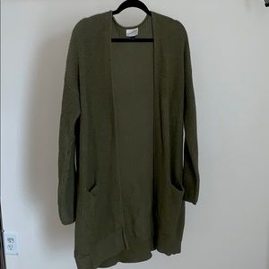 Olive cardigan